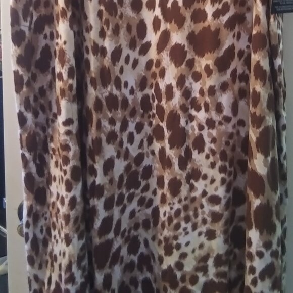 Dreams & Co. Animal Print Long Lounger-1X (22/24) Petite -NWT - Picture 4 of 5